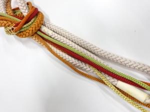 未使用品　正絹　手組帯締め